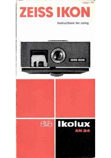 Zeiss Ikon Ikolux manual. Camera Instructions.